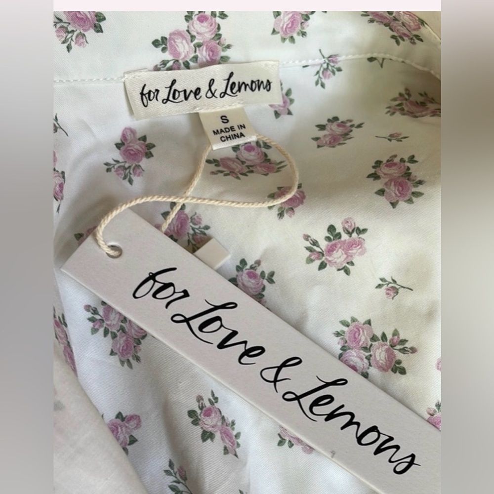 NWT! For Love and Lemons Button Down​ - Picture 3 of 3